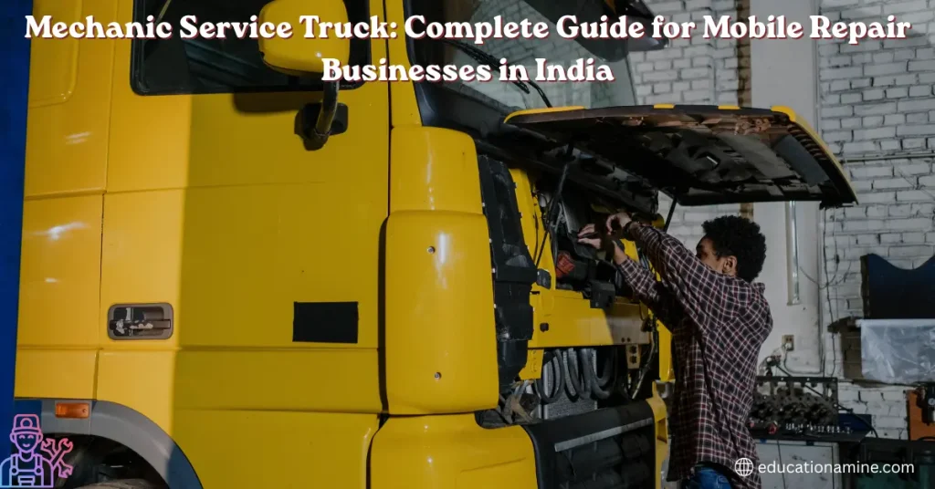 mechanic service truck: complete guide for mobile repair businesses in india