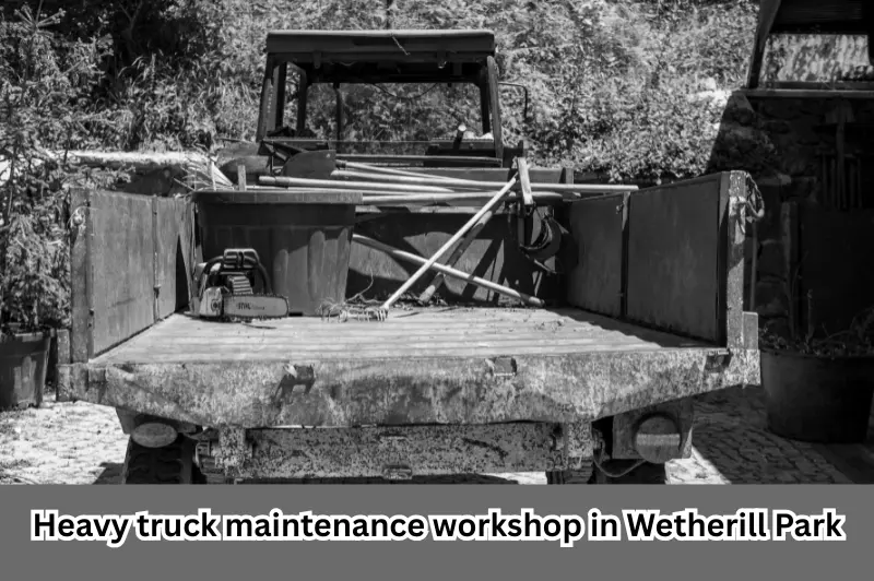 Heavy truck maintenance workshop in Wetherill Park