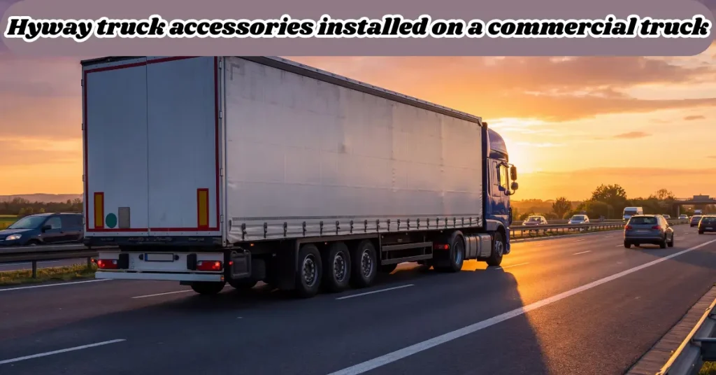 hyway truck accessories installed on a commercial truck