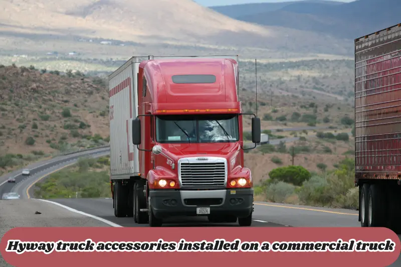 hyway truck accessories installed on a commercial truck