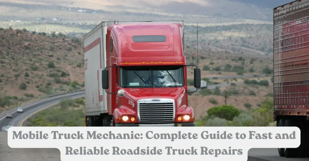 mobile truck mechanic: complete guide to fast and reliable roadside truck repairs