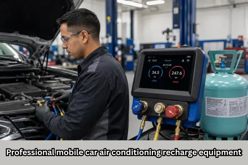 Professional mobile car air conditioning recharge equipment (1)