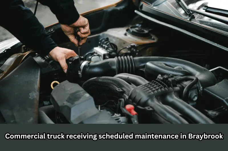 Professional truck brake repair service in Braybrook workshop. (1)
