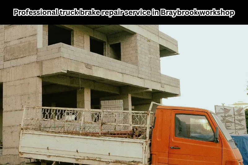 Professional truck brake repair service in Braybrook workshop.