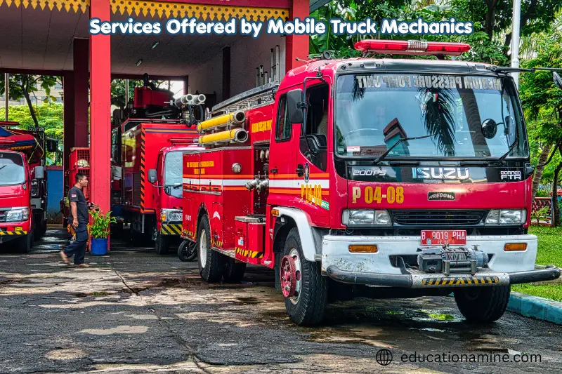services offered by mobile truck mechanics