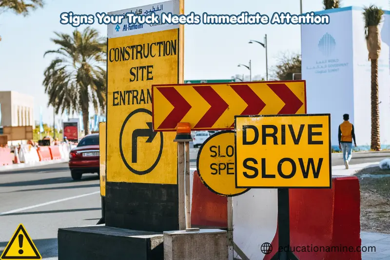 signs your truck needs immediate attention