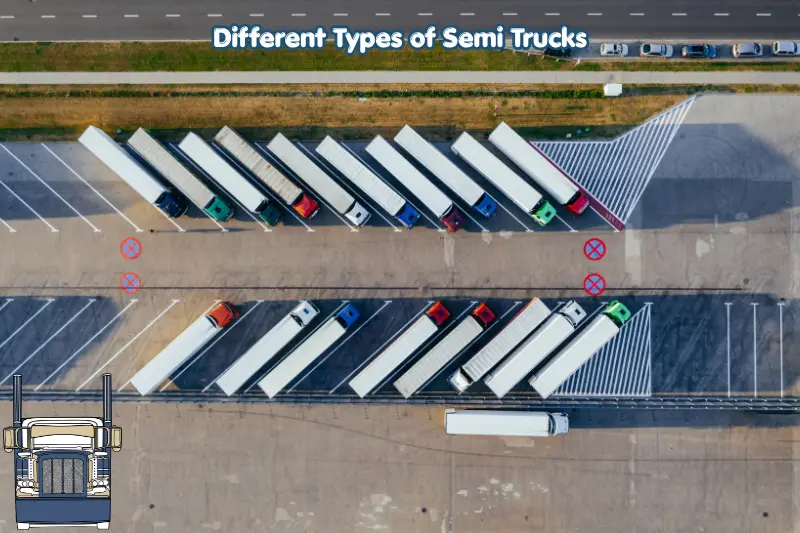 different types of semi trucks