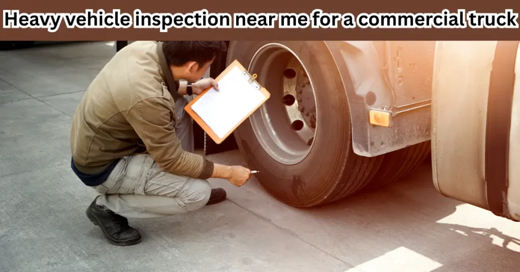 heavy vehicle inspection near me for a commercial truck