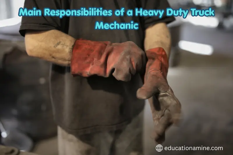 main responsibilities of a heavy duty truck mechanic