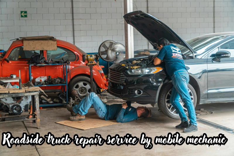roadside truck repair service by mobile mechanic