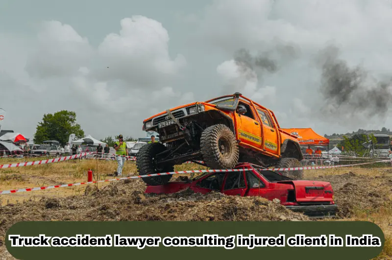 truck accident lawyer consulting injured client in india (2)